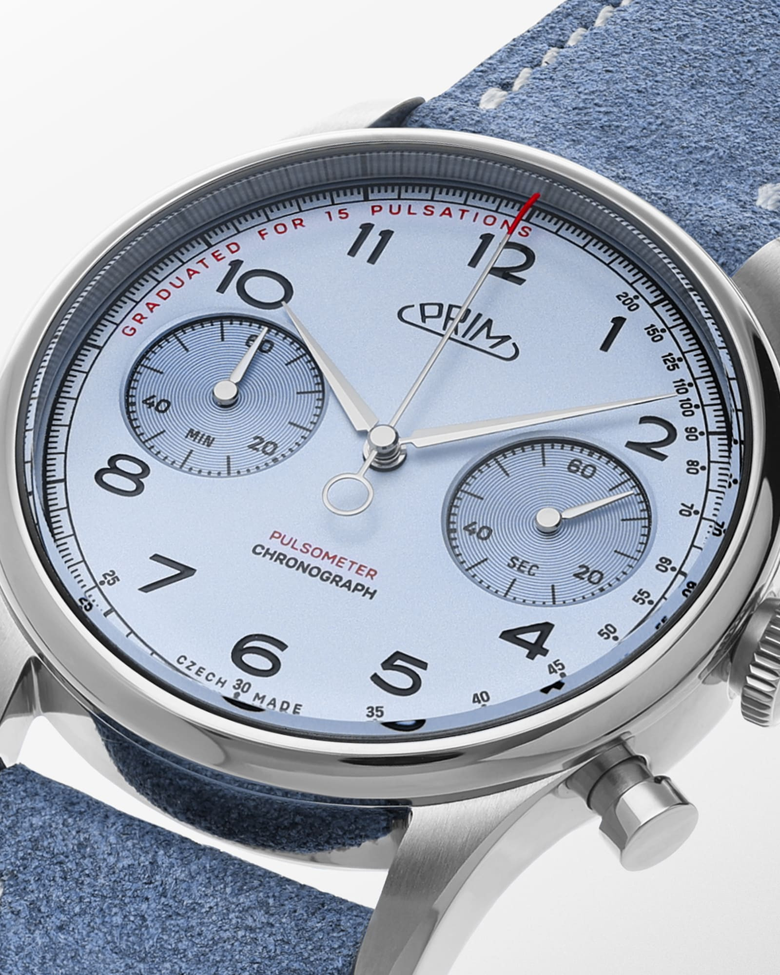 Prim Janský Pulsometer Chronograph 39, fotografie 4 z 10