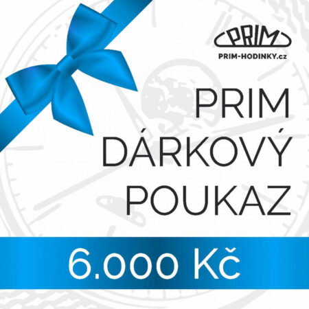 Dárkový poukaz 6000-hodinky Prim