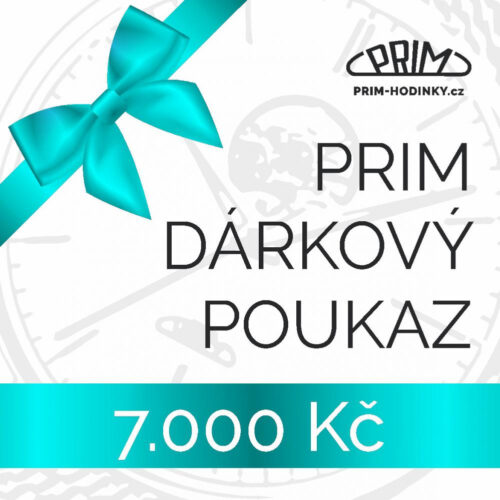 Dárkový poukaz 7000 hodinky Prim